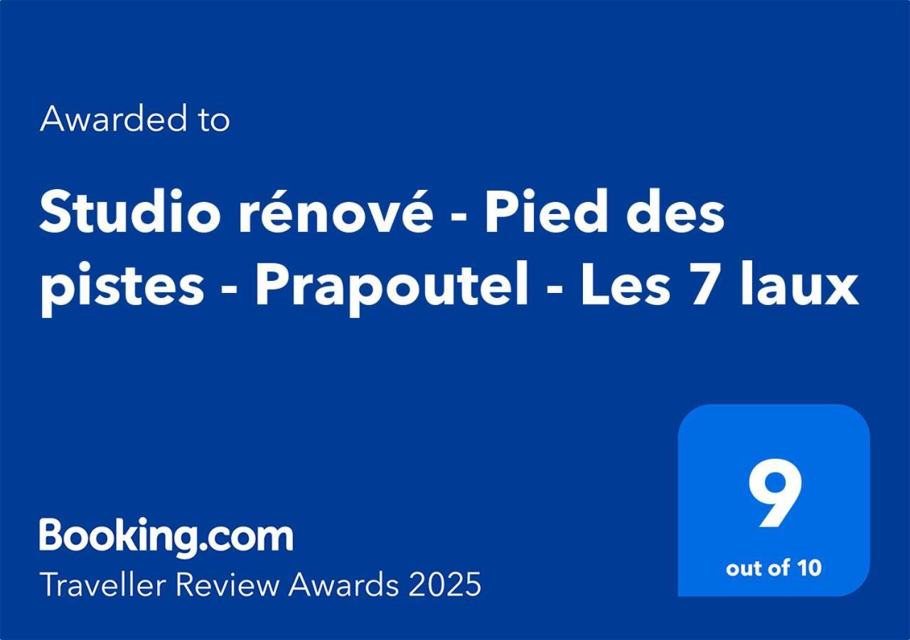 Les Adrets Studio Renove - Pied Des Pistes - Prapoutel - Les 7 Laux מראה חיצוני תמונה